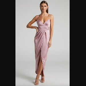 NEW Showpo Azrael Maxi Dress Blush - Size US8/AU12 Spring Wedding Event